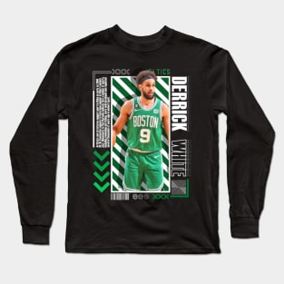 Derrick White Paper Poster Version 10 Long Sleeve T-Shirt